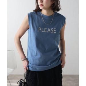 ボンジュールサガン BONJOUR SAGAN PLEASEロゴノースリプルオーバー （SAX-BL...