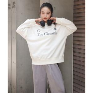 ボンジュールサガン BONJOUR SAGAN ゲームロゴ刺繍スウェット （OFF-WHITE）