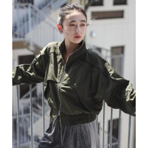 ボンジュールサガン BONJOUR SAGAN 配色パイピングナイロントラックジャケット （DARK...