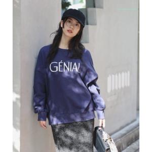 ボンジュールサガン BONJOUR SAGAN G NIALフロッキーロゴスウェット （NAVY）