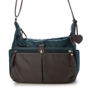 ブリジット セレクト BRIDGETT select バイカラーショルダーバッグ （ネイビー）