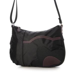 ブリジット セレクト BRIDGETT select デザインショルダーバッグ （ブラックパープル）