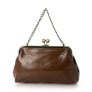 ブリジット セレクト BRIDGETT select 2Wayがま口ショルダーバッグ （ブラウン）