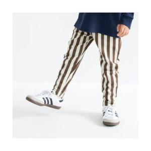 ブランシェス branshes 【WEB限定/DRC】カットソーロングパンツ ゆったりサイズ （91_ブラウン_ストライプ）