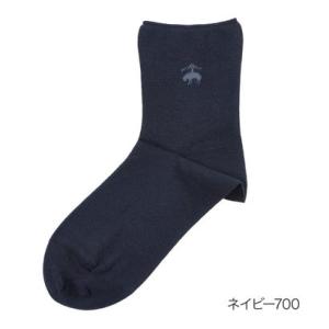 ブルックス ブラザーズ Brooks Brothers 福助 【ブルックスブラザーズ】 靴下 無地ワンポイント クルー丈 レーヨンシルク(2B364)