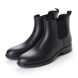 ブラッチャーノ BRACCIANO レインブーツ メンズ サイドゴア 防水雨靴（BLACK）