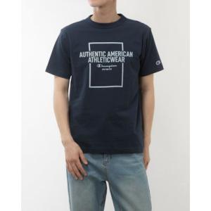 チャンピオン Champion メンズ 半袖Tシャツ SHORT SLEEVE T-SHIRT_ C3-Z345 （ネイビー）｜locondo-shopping