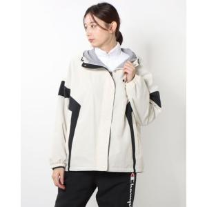 チャンピオン Champion レディース ウインドジャケット ZIP JACKET_ CWSWSC01 （ベージュ）｜locondo-shopping