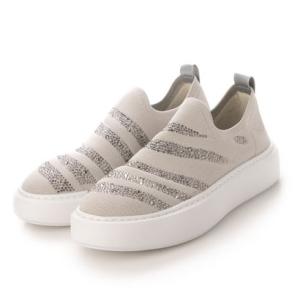 カリシモアルテ Carissimo alte カリシモアルテ キラキラビジュー ニットスニーカー （LGY）