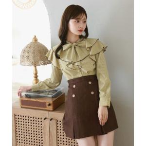 チーク Cheek ボウタイドッキングワンピース （YELLOW）