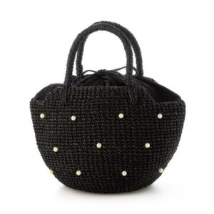 カシェリエ CACHELLIE C8407 ABACA F/PEARL TOTE （ブラック）