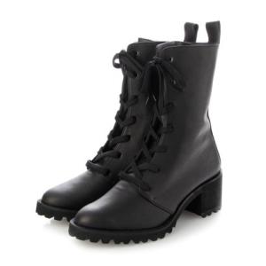 クリー ラボキゴシ Creer RABOKIGOSHI 60mm本革レースアップブーツ （ブラック）