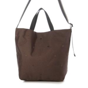 カシュカシュ cache cache ドット刺繍ナイロン2wayショルダー （CO）