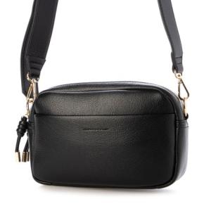 カシュカシュ cache cache 2ショルダー付ボックスショルダー （BK）