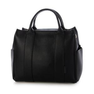 カシュカシュ cache cache 6ポケットパーテーション2wayトート （BK）