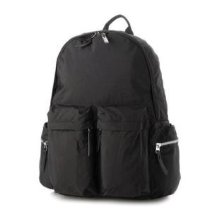 カシュカシュ cache cache 10ポケットナイロンリュック （BK）