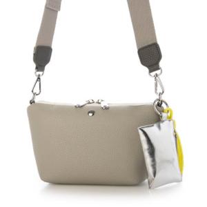 カシュカシュ cache cache VERYコラボ ミニポーチ付きシュリンクショルダー （LGY）