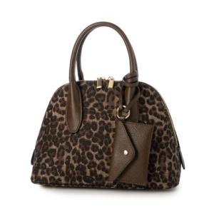 カシュカシュ cachecache ポーチ付きシェル型ボストン （LEO）