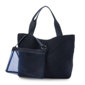 カシュカシュ cache cache ポーチ付きネオプレーンメッシュビッグトートバッグ （NV）