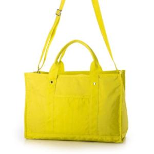 カシュカシュ cache cache ナイロンスクエア2wayトート （YE）