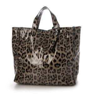 ＜ロングセラー＞【テレビ ドラマ着用アイテム】カシュカシュ cache cache ソフトエナメルスクエア手提げトート （LEO）