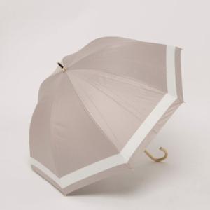 カシュネ cache nez 【晴雨兼用】【日傘】UV カット率99％以上 PU切り継ぎボーダーバル...