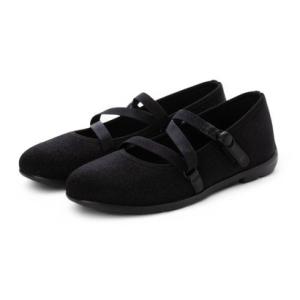 サヴァサヴァ cava cava 晴雨兼用｜バレエシューズ （ブラック）