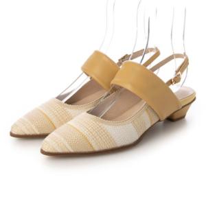 サヴァサヴァ cava cava バックスリングパンプス （マスタード）