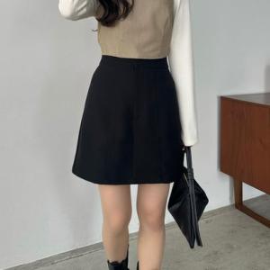 d.i.a. ミニスカート 黒　新品未使用 callautia（カラウティア） スカート ステッチミニスカート