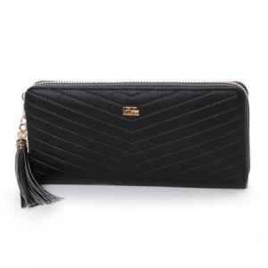 セシルマクビー CECIL McBEE V字型押しラウンド長...