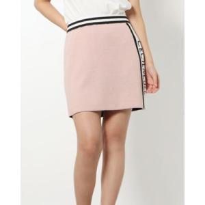 セシルマクビーグリーン CECIL McBEE green バイカラーニットスカート （PI）