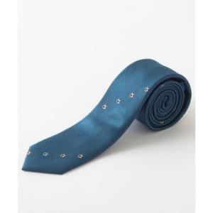 チルワーク バイ クイトランニング CHILLWORK by Quit Running サッカーデザインナロータイ 刺繍ネクタイ 洗えるイージーケア