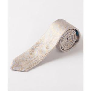 チルワーク バイ クイトランニング CHILLWORK by Quit Running イージーケア 洗えるネクタイ ペイズリーデザイン スリム （シ