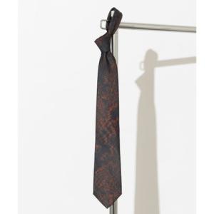 チルワーク バイ クイトランニング CHILLWORK by Quit Running マーブル柄 サイケデリック とろみ総柄ネクタイ イージーケア