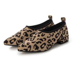 シックス CHICS ポインテッドトゥストレッチシューズ （LEO）