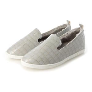 シックス CHICS シンプルファースリッポンスニーカー （ALG）