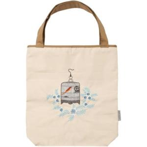 シノワズリーモダンキョウト シノワズリーモダン京都 マツモトヨーコ 鳥かご・繍画アート・トートバッグ ベージュ （ベージュ）