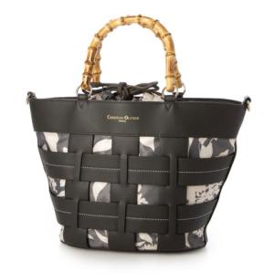 クリスチャン オリビエ CHRISTIAN OLIVIER PARIS クリスチャン オリビエ 7636 巾着式2WAYかごバッグ はっ水 軽量 フラ