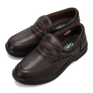 シティゴルフ City Golf 実績と人気がある定番シリーズ カジュアルスリッポンシューズ GF8602 （ダークブラウン）