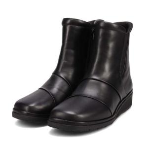 シティゴルフ City Golf 【撥水】プラット製法 カジュアルショートブーツ GFL20138 （ブラック）