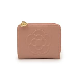 クレイサス CLATHAS ワッフル 二つ折り財布 （ピンク）