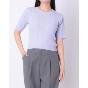 クラネ CLANE W FACE RIB KNIT CARDIGAN （PURPLE）