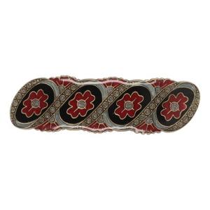 クララビジュー Clara Bijoux バレッタ （ブラック／レッド系）