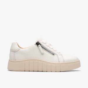 クラークス Clarks Mykah Joy / マイカジョイ （オフホワイトレザー）