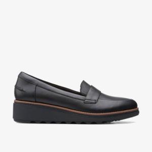 Clarks（クラークス） ローファー Zylah Top / ザイラトップ（ブラック