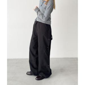 キャナルジーン CANAL JEAN El mar キャンバスダブルニーパンツ （ブラック）