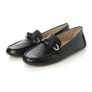コール ハーン COLE HAAN エブリン ボウ ドライバー womens （ブラック グレイニー...