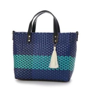 クーコ COOCO トートバッグ レディース ショルダーバッグ かご チェック