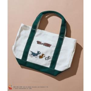 コーエン coen TOM and JERRY（トムとジェリー）キャンバストートバッグ （DK.GREEN）