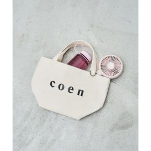 【新色登場・追加】coen（コーエン） ロゴトートバッグ（Sサイズ）